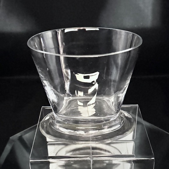 Martha Stewart Other - VTG Martha Stewart MSE Clear Glass Pedestal Oval Vase
